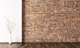 Interior of empty room background 3d render