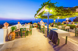 Kos cityscape at night, Greece