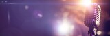Microphone at concert