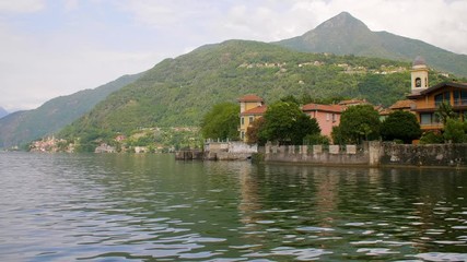 An Italian villa on the shore of Lake Como.