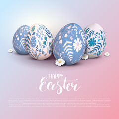 Stylish Happy Easter template