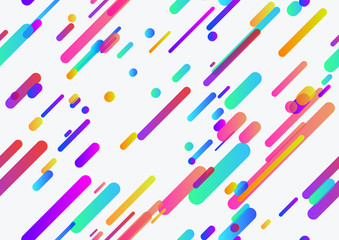 Seamless trendy neon lines pattern seamless background template