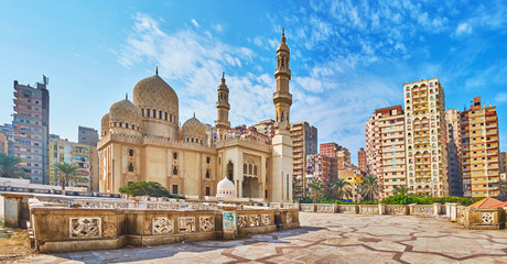 Sidi Yaqut al-Arshi mosque in Alexandria, Egypt