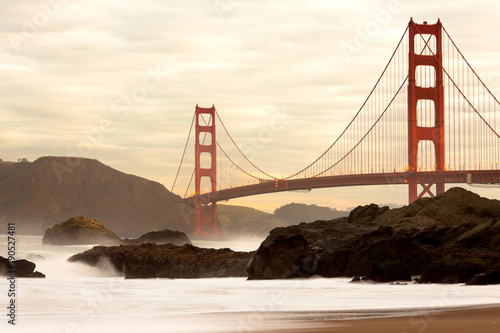 Zdjęcie XXL Golden Gate Bridge od piekarz plaży, San Fransisco, Kalifornia, usa