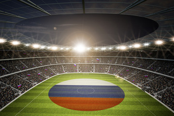 Stadion Russland 3 Nacht