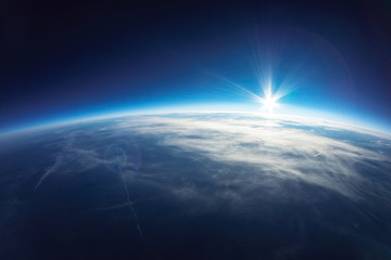 Near Space photography - 20km above ground / real photo