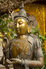 bronze buddha statue