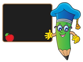 Pencil teacher theme image 3