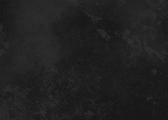 Black abstract shabby textured background texture of old paper. Blank background design banner effect scratches.