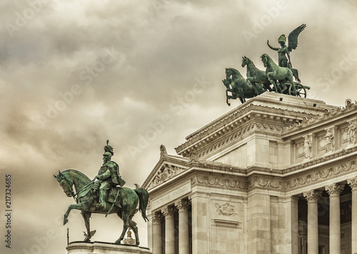 Vittorio Emanuele Monument, Rome, Italy Vittorio Emanuele Monument, Rome, Italy