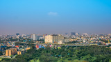 Panoramic view of Chennai in a summer day, India