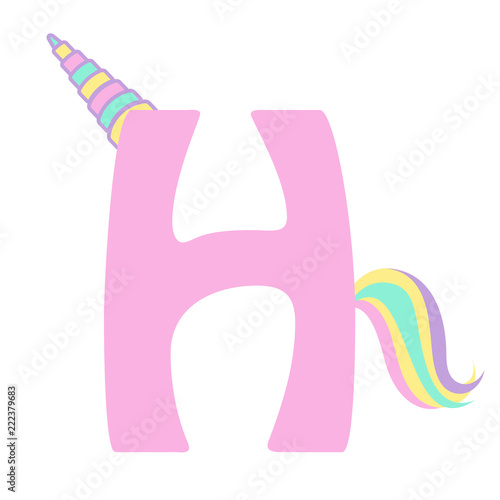 Unicorn Letter H Buy Photos AP Images DetailView