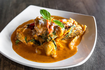 Fish with Red Curry Paste