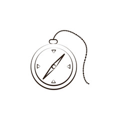 compass desert icon. Element of desert icon for mobile concept and web apps. Hand draw compass desert icon can be used for web and mobile