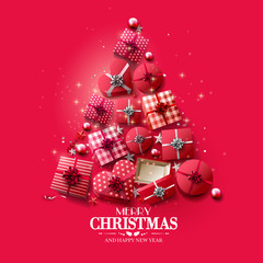 Luxury Christmas greeting card
