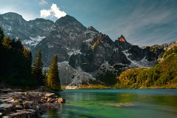 Tatra mountain in the autumn season.