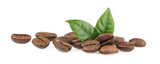 Coffee beans isolated on white background