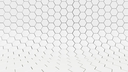 Clear pattern abstract background studio hexagon white, wallpaper futuristic