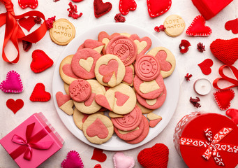 Valentine's day cookies