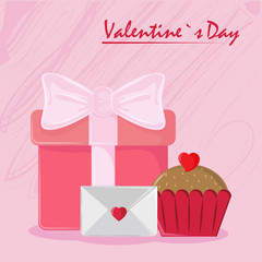Happy valentines day card