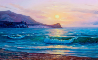painting seascape
