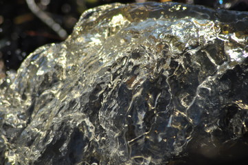 Torrent. Fast flowing brook. Clean, pure water from a waterfall