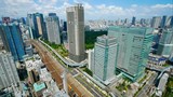 Time lapse view at Tokyo city in japan