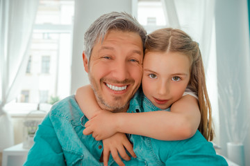 father with daughter