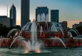508-09 Buckingham Fountain at Dusk