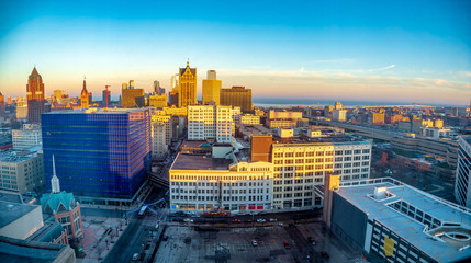 Milwaulkee rootop winter