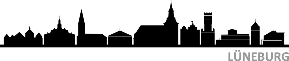 Lüneburg City Skyline 