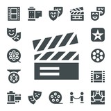 hollywood icon set