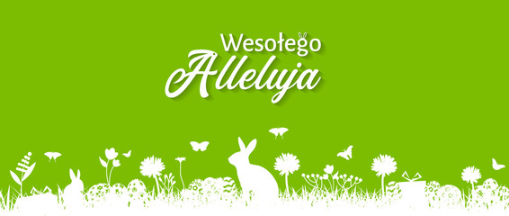 Polish Happy Easter Greeting Card