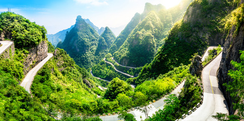 Road to Tianmen Mountain