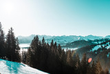winter mountain landscape