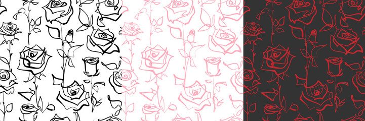 seamless roses