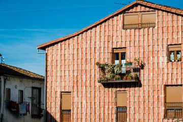 Architectural details of the village of Bejar in Spain