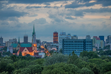 The city of Lodz, Poland	