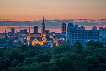 The city of Lodz, Poland	