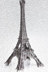 Abstract picture of Eiffel tower 