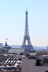 Tour Eiffel vue d'haussman