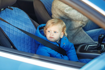 Child in car seat 