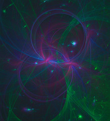 Explosion abstract cosmos, galaxy background, fractal color,