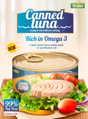 Canned tuna ads