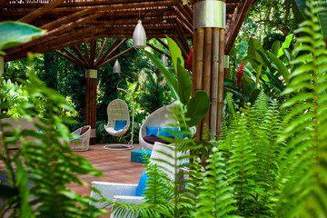 Lobby from Boutique Hotel located in Costa Rica at the Caribbean
