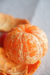 Whole peeled orange