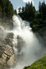 Krimmler Wasserfall in den Tiroler Bergen