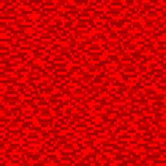 simple mosaic repeatable texture. red background. vector seamless pattern