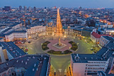 Łódź, Poland -view of Freedom Square.