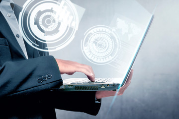 Digital technology concept